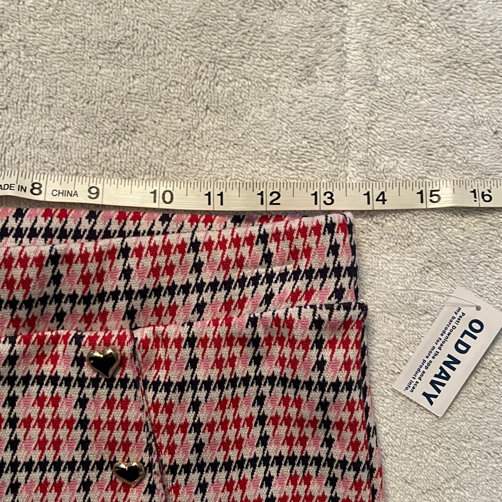 Old Navy high waisted Sailor pull on pants houndstooth - Picture 6 of 9